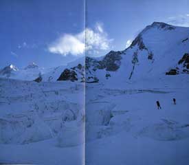 Gasherbrum I book - G I und G II Herausforderung Gasherbrum - Reinhold Messner photo of Gasherbrum II and Gasherbrum I in 1982